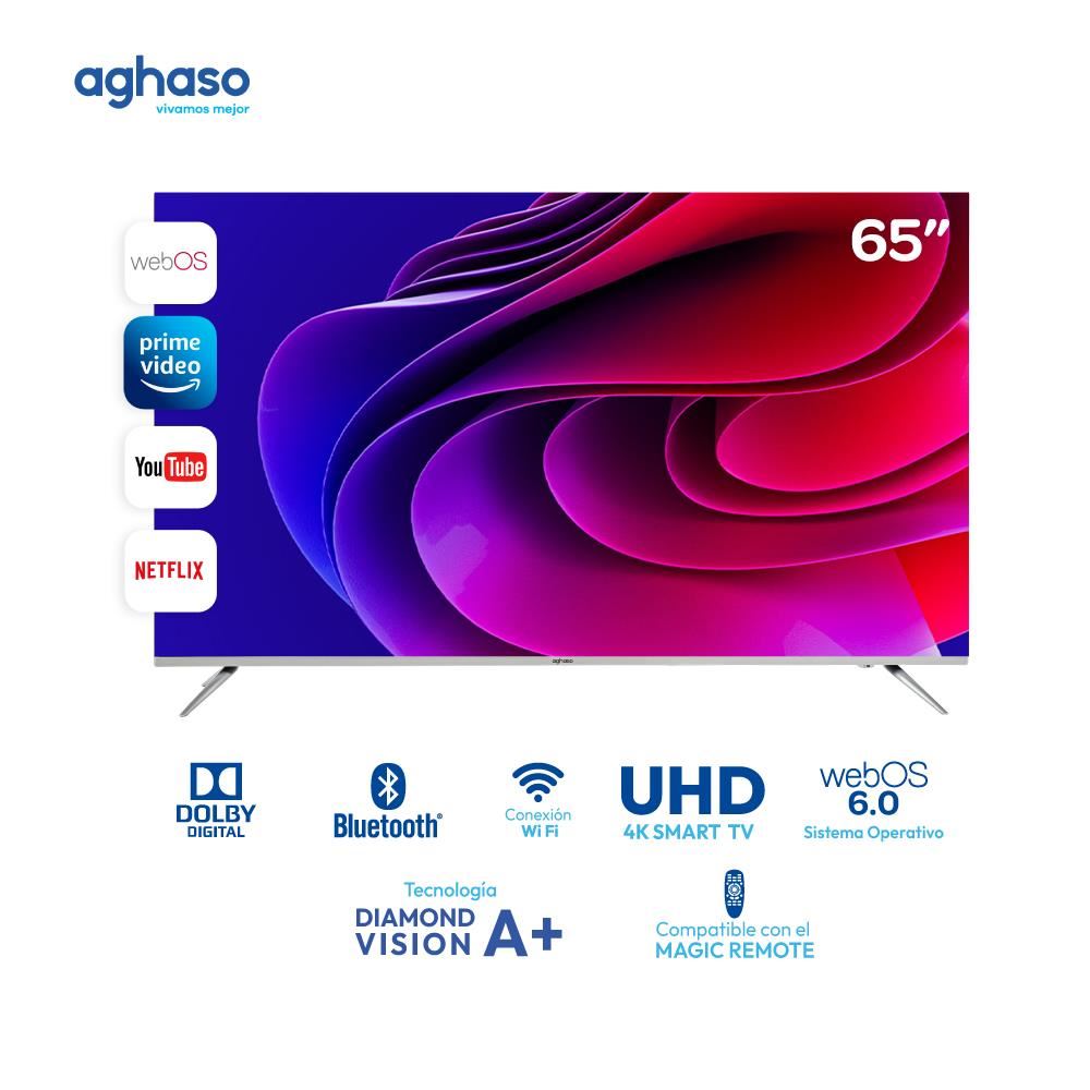 TELEVISOR AGHASO 65 ULTRA HD 4K